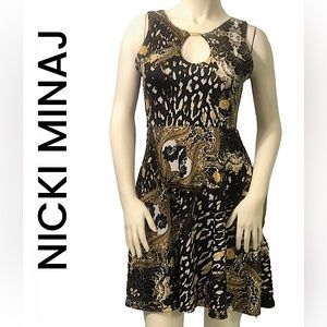 Nicki Minaj Fit & Flare Dress Size M
